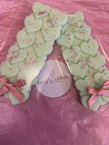 Watermelon heart snap bar